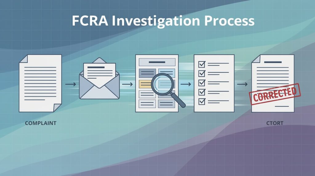 FCRA Investigation Steps: From Complaint to Correction